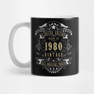 39 years old Made in 1980 39th Birthday Gift Mug